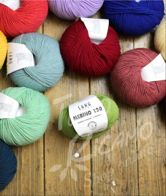 Lana BABY Arvier gomitoli da 50gr-200mt 100% pura lana merino fine  superwash da lavorare con i ferri o l'uncinetto del 2,5-3